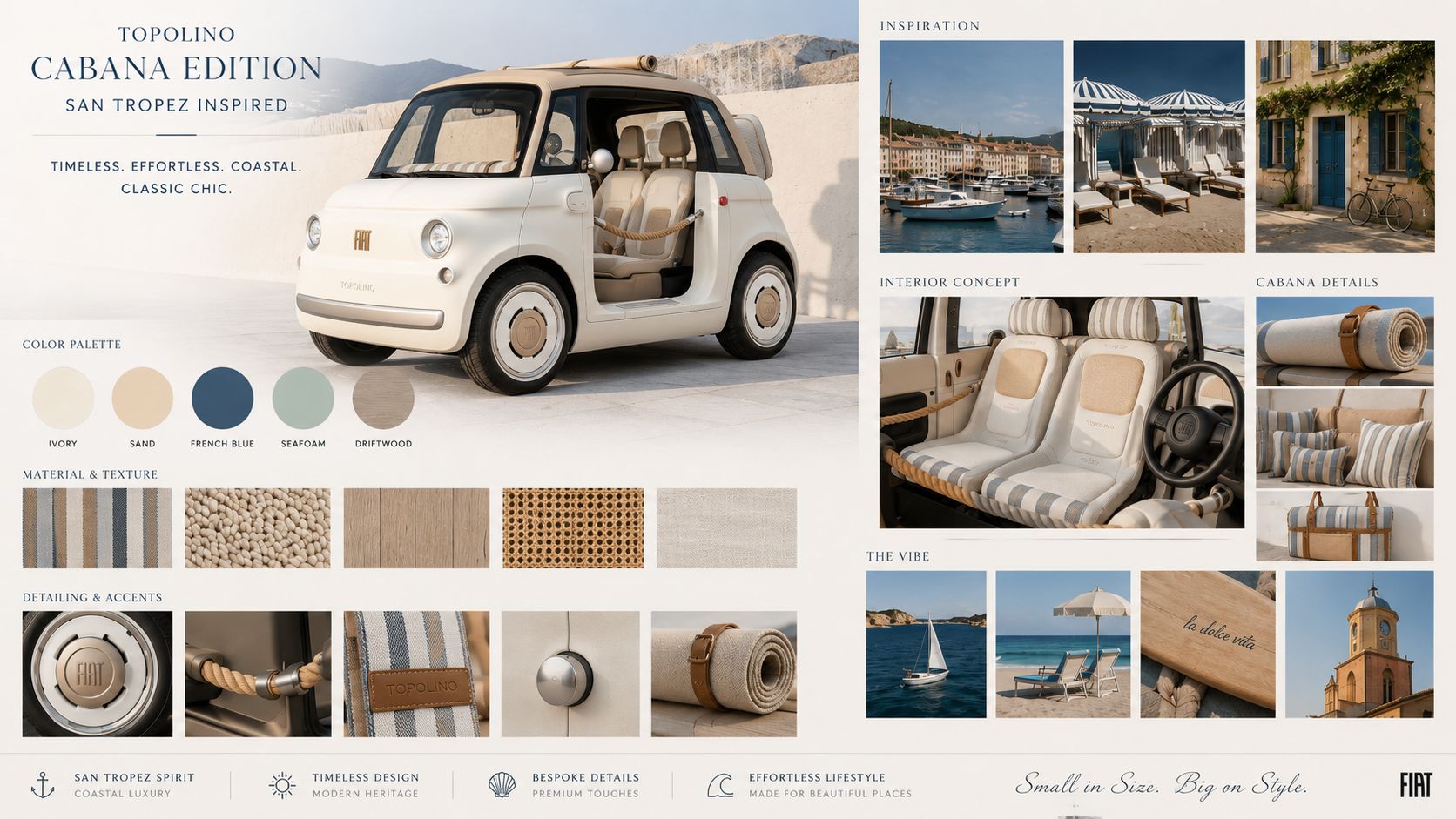Topolino Cabana Edition mood board